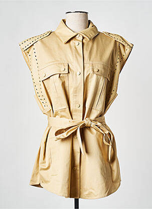 Gilet sans manche beige TWINSET femme