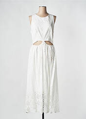 Robe mi-longue blanc IMPERIAL pour femme seconde vue