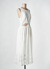 Robe mi-longue blanc IMPERIAL pour femme seconde vue