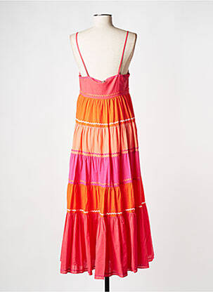 Robe mi-longue rose TWINSET femme
