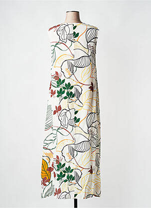 Robe longue blanc ATTIC AND BARN femme