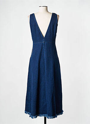 Robe mi-longue bleu MAX&CO. femme