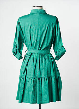 Robe courte vert PLEASE femme