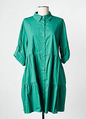 Robe courte vert PLEASE femme
