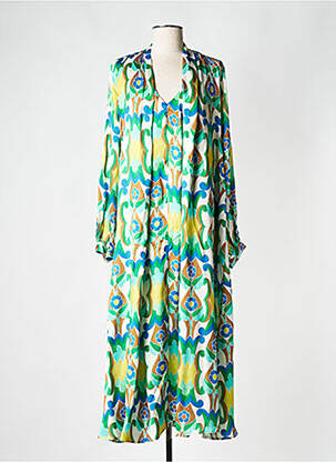 Robe mi-longue vert IMPERIAL femme