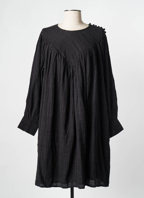 Robe mi-longue noir BELLE PIÈCE pour femme