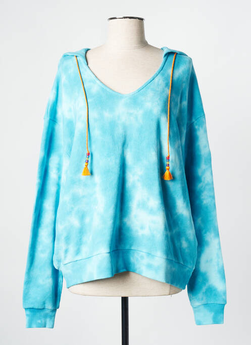 Sweat-shirt bleu SAK'S pour femme