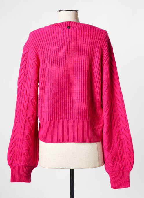 Gilet manches longues rose TWINSET pour femme