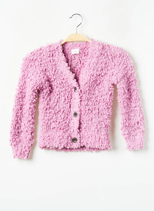 Gilet manches longues rose S.OLIVER pour fille