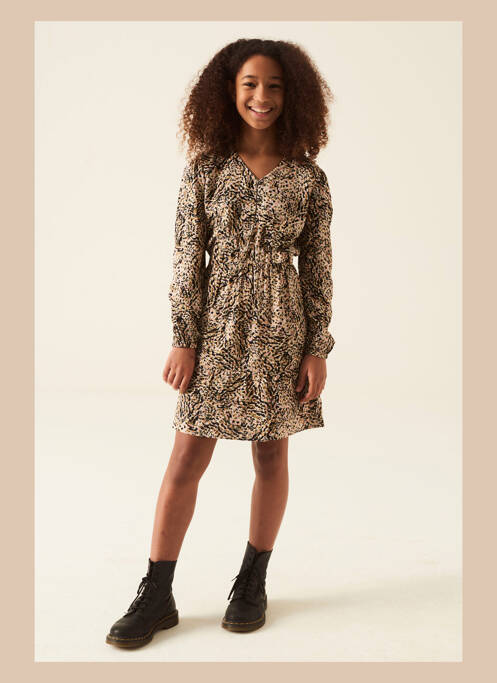 Robe courte blanc GARCIA pour fille