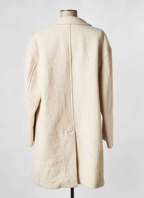 Manteau long beige POMANDERE femme