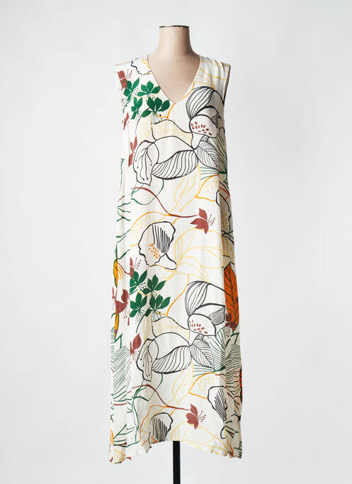 Robe longue blanc ATTIC AND BARN pour femme