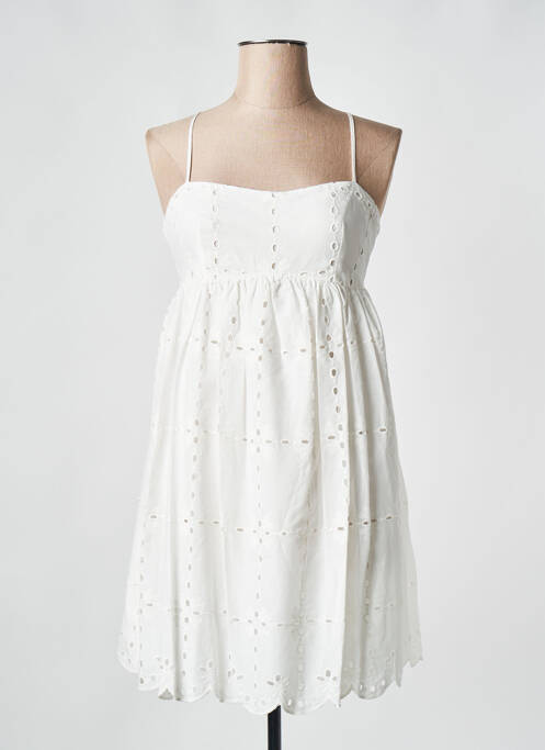 Robe courte blanc IMPERIAL pour femme