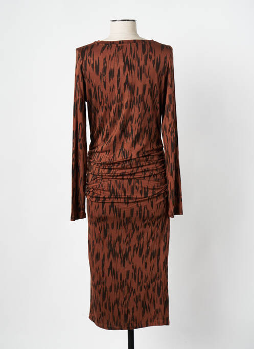 Robe maternité marron SUPERMOM pour femme