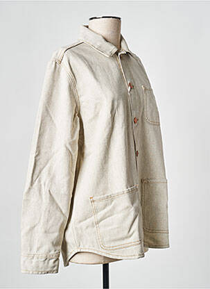 Veste en jean gris SAMSOE & SAMSOE femme