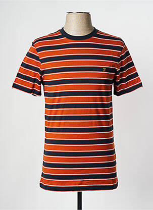 T-shirt orange FARAH homme