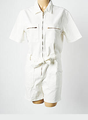 Combishort blanc LA PETITE FRANCAISE femme