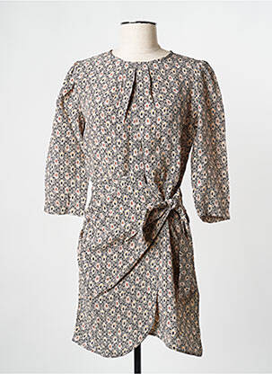 Robe courte gris SESSUN femme