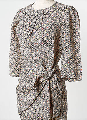 Robe courte gris SESSUN femme
