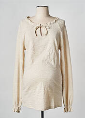 T-shirt / Top maternité beige NOPPIES pour femme seconde vue