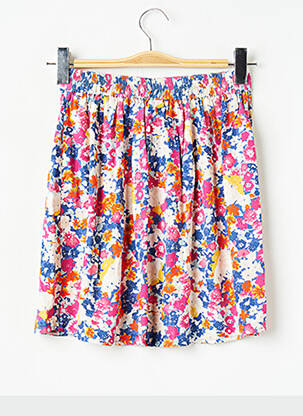 Jupe courte rose PIECES femme