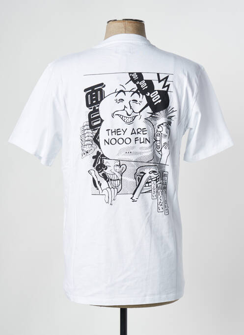 T-shirt blanc EDWIN pour homme