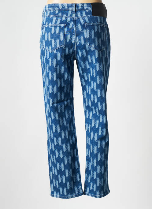 Jeans coupe droite bleu KARL LAGERFELD femme