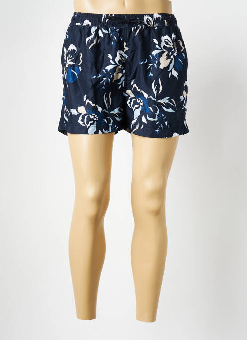 Short de bain bleu SELECTED pour homme