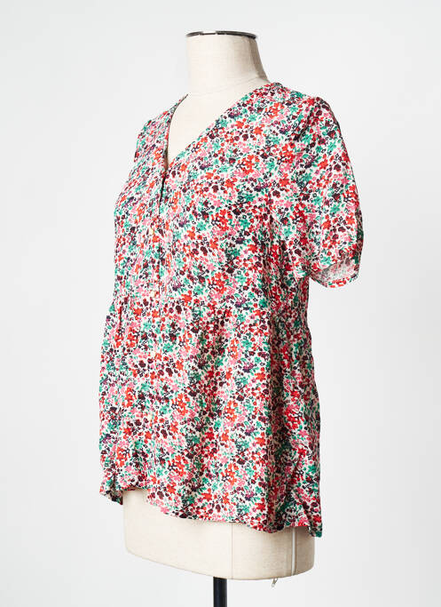 Top rouge PIECES pour femme