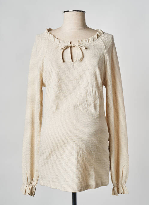 T-shirt / Top maternité beige NOPPIES pour femme