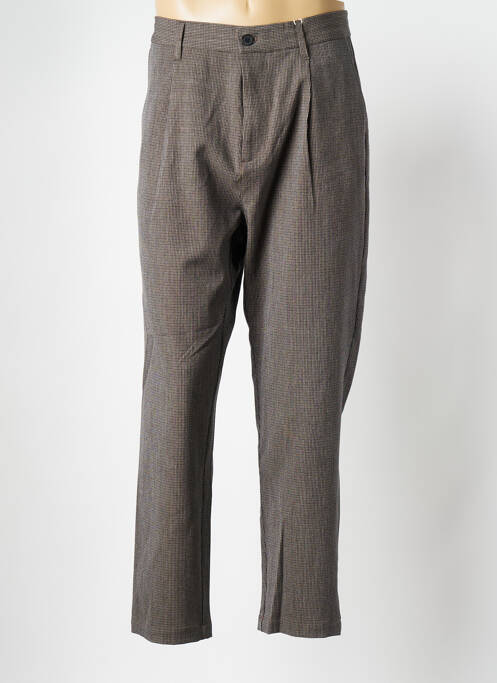 Pantalon droit marron MINIMUM pour homme