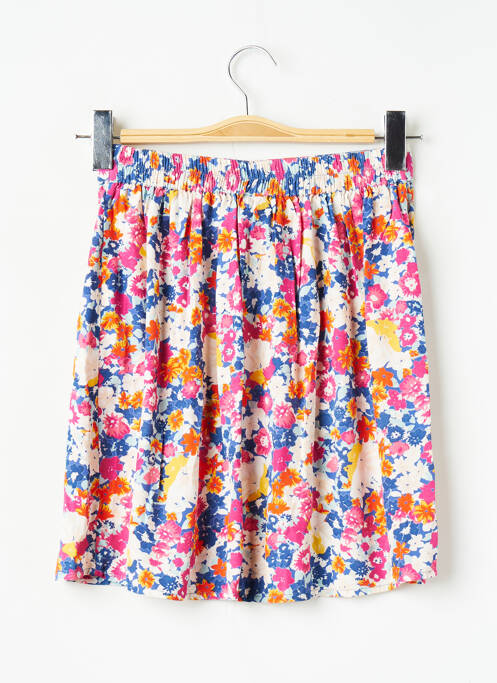 Jupe courte rose PIECES pour femme