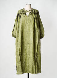 Robe mi-longue vert BELLE PIÈCE femme