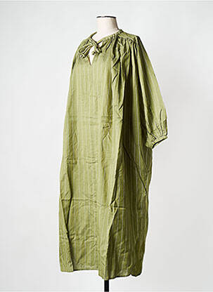 Robe mi-longue vert BELLE PIÈCE femme