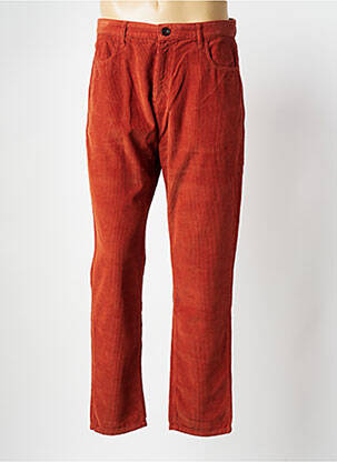 Pantalon droit orange OLOW pour homme