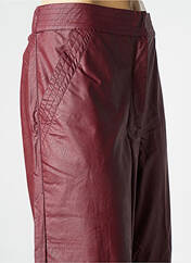 Pantalon large rouge MAT FASHION pour femme seconde vue