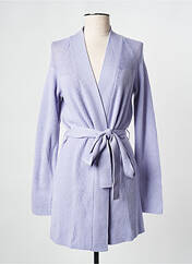 Gilet manches longues violet THEORY pour femme seconde vue