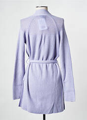 Gilet manches longues violet THEORY pour femme seconde vue