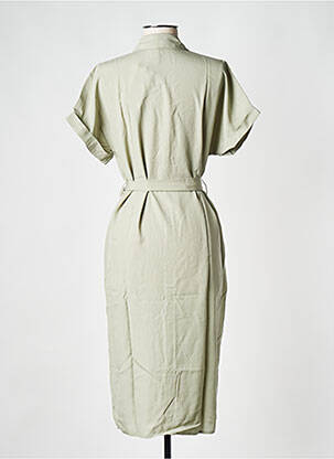 Robe mi-longue vert OBJECT femme