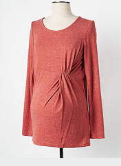 T-shirt / Top maternité marron NOPPIES pour femme seconde vue