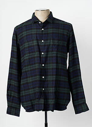 Chemise manches longues bleu ATELIER PRIVÉ pour homme