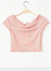 T-shirt rose ONLY pour fille seconde vue