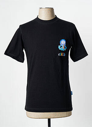 T-shirt noir TEALER homme