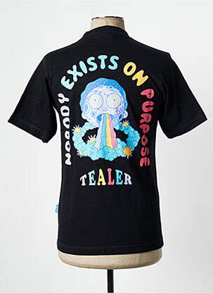 T-shirt noir TEALER homme