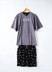 Pyjashort gris ACHILE pour homme seconde vue