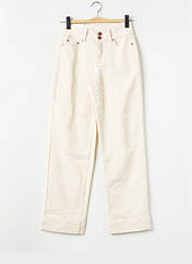 Jeans coupe droite beige VILA pour femme seconde vue