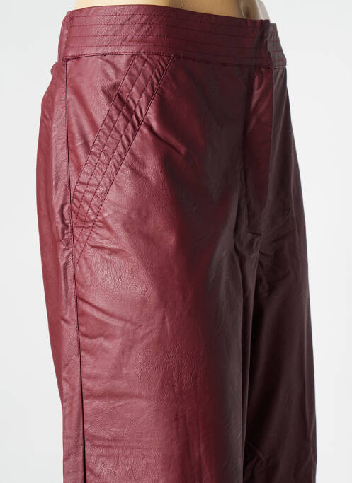 Pantalon large rouge MAT FASHION pour femme