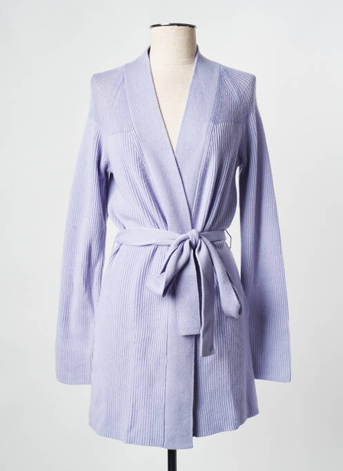 Gilet manches longues violet THEORY pour femme