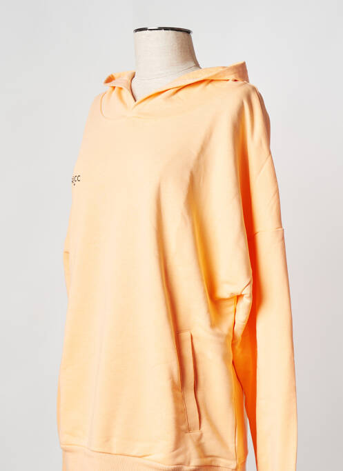 Sweat-shirt orange RECC pour femme