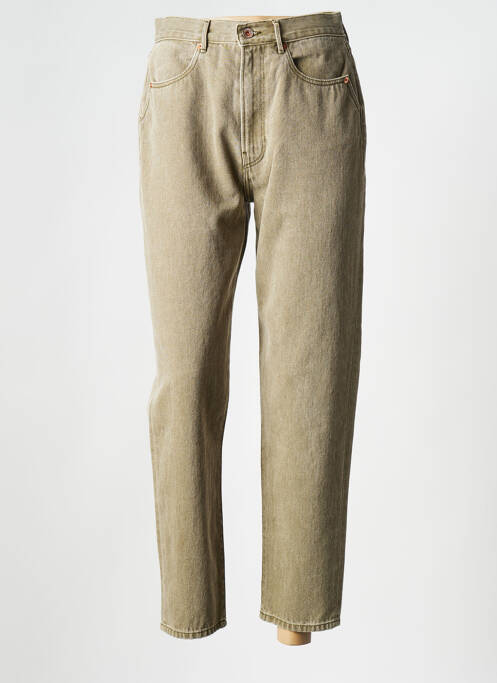 Jeans coupe droite vert BELLEROSE pour femme